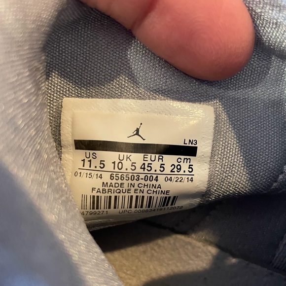 Rare Nike Air Jordan Future Reflective 3M Wolf Gray Size 11.5; 656503-004 - Picture 5 of 6